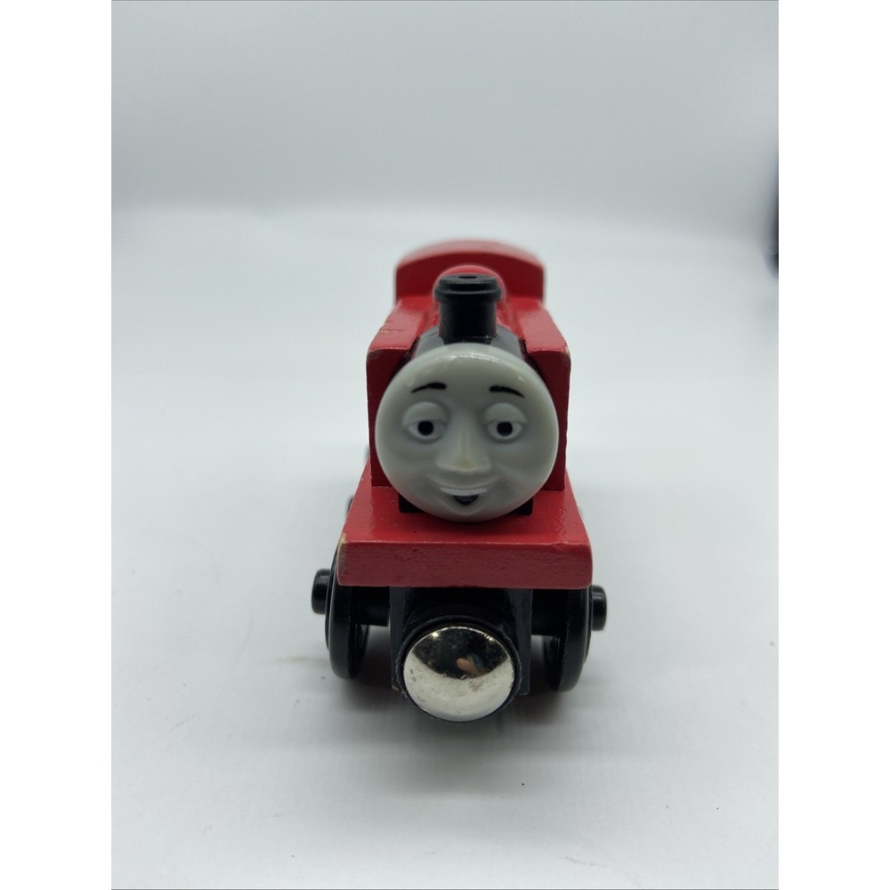 Thomas & Friends Wooden Railway Ivo Hugh Red Engine Train 2003 Learning Curve